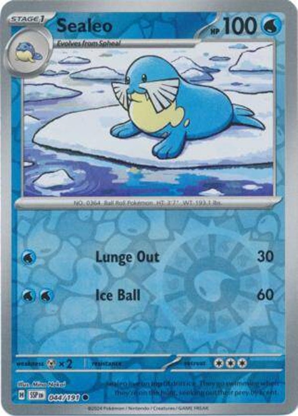 Sealeo 044/191 reverse holo surging sparks