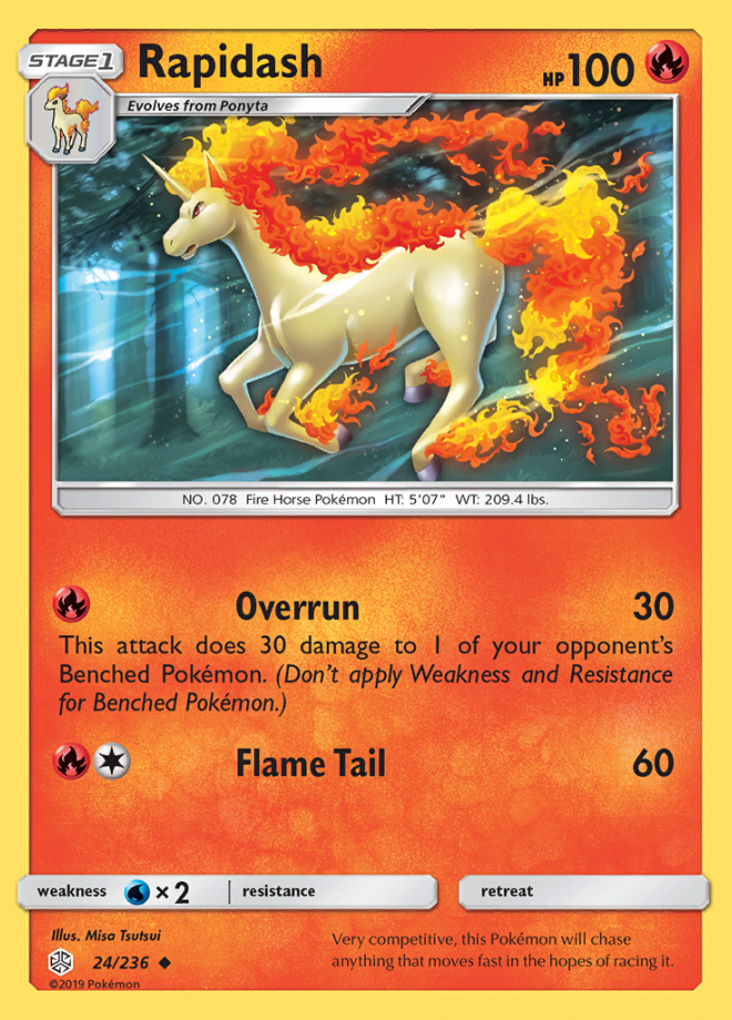 Rapidash 024/236 Cosmic Eclipse