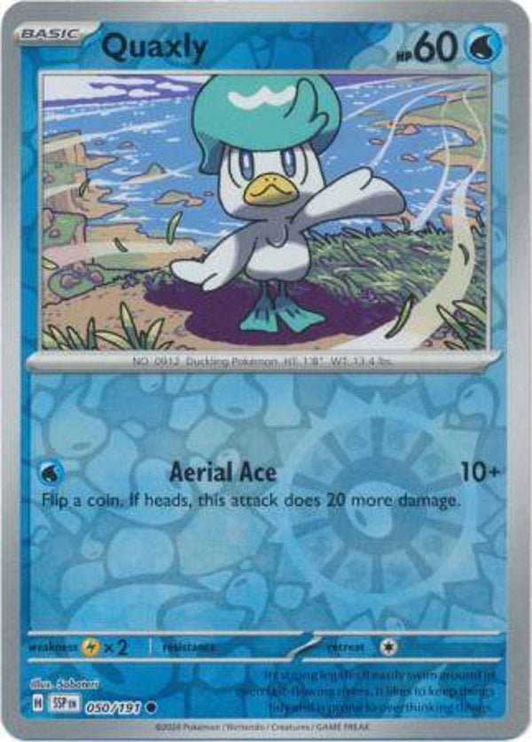 Quaxly 050/191 reverse holo surging sparks