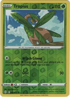 Tropius 005/072 reverse holo shining fates