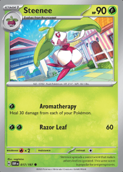 Steenee 017/197 reverse holo Obsidian flames