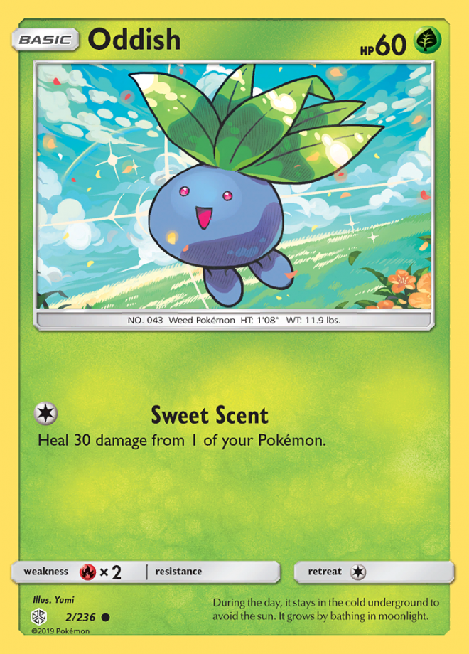 Oddish 002/236 Cosmic Eclipse
