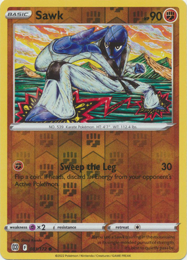 Sawk 081/172 reverse holo Brilliant Stars