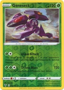 Genesect 016/185 reverse holo Vivid Voltage