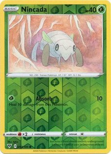 Nincada 013/185 reverse holo Vivid Voltage