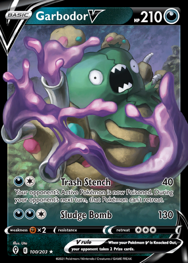 Garbodor V 100/203 (Evolving Skies)