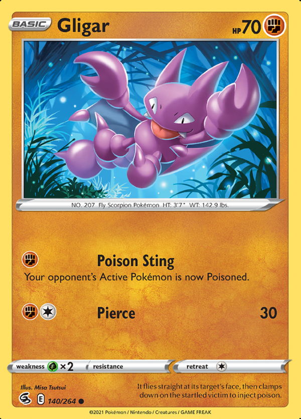 Gligar 140/264 (Fusion Strike)