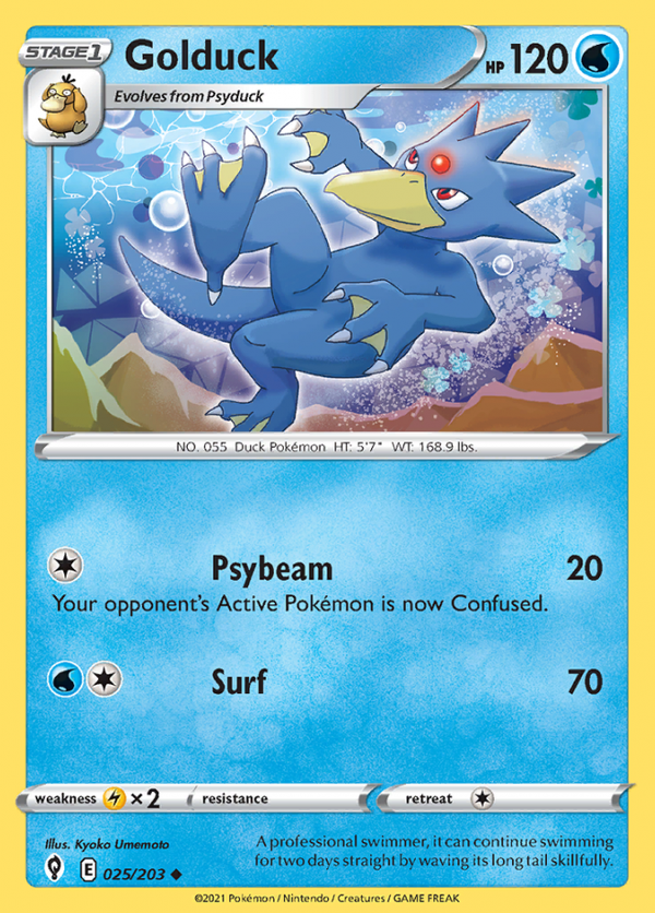 Golduck 025/203 (Evolving Skies)