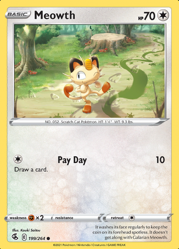 Meowth 199/264 (Fusion Strike)