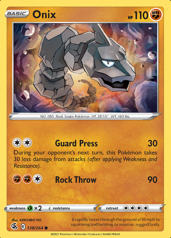 Onix 138/264 (Fusion Strike)