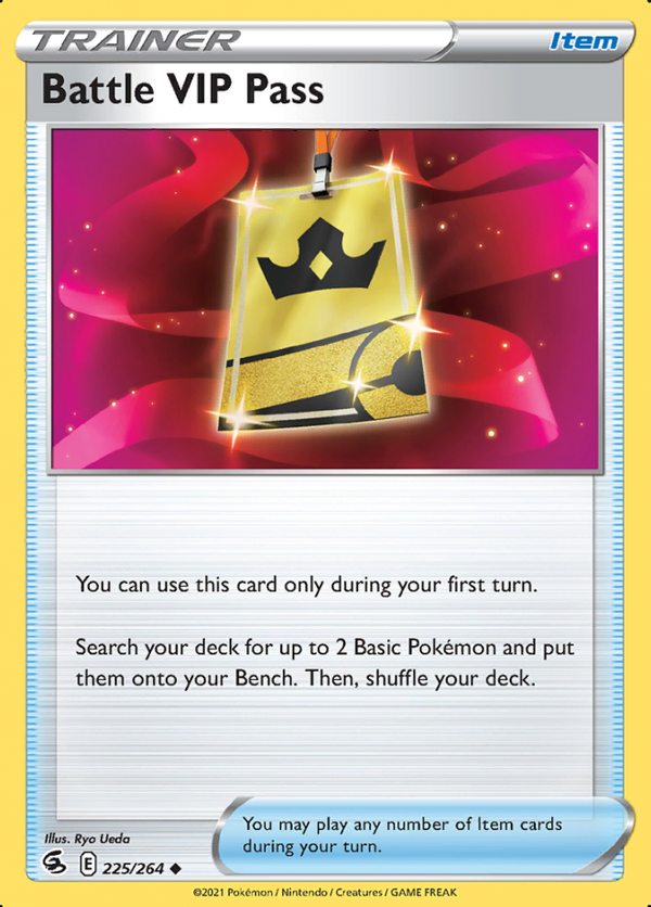 Trainer Battle VIP Pass 225/264 (Fusion Strike)