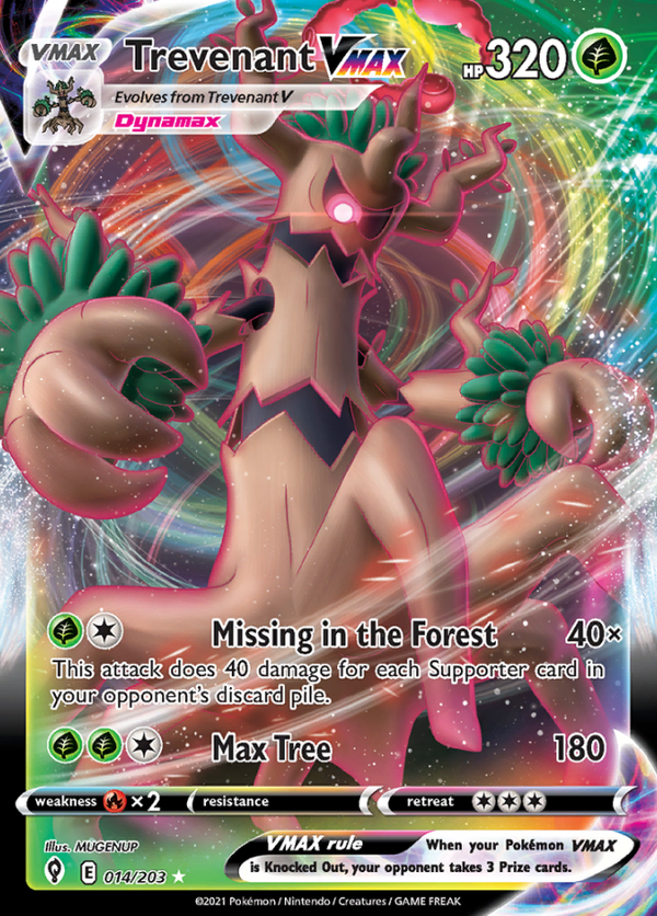 Trevenant VMAX 014/203 (Evolving Skies)