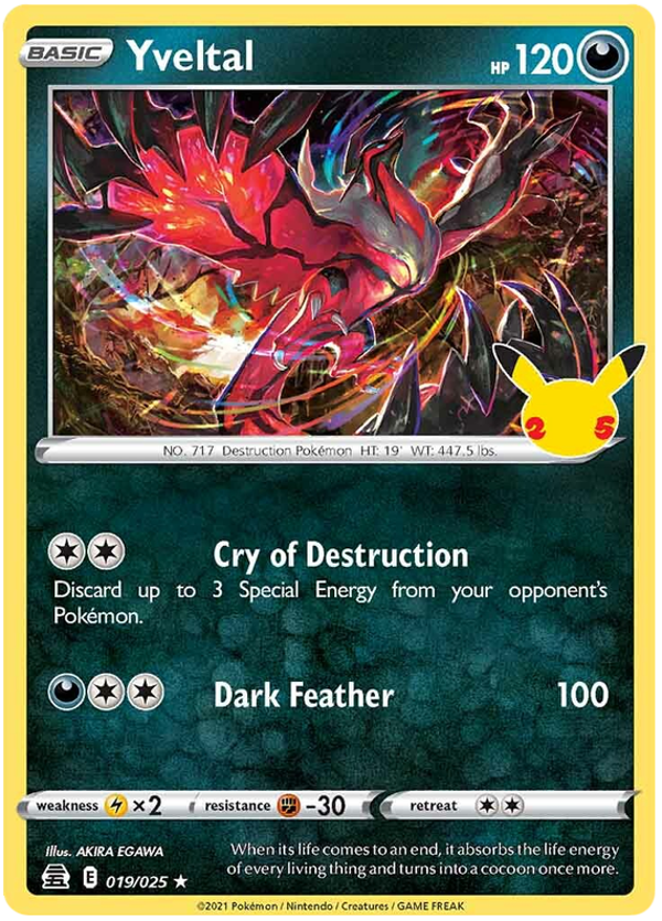 Yveltal Celebrations 019/025