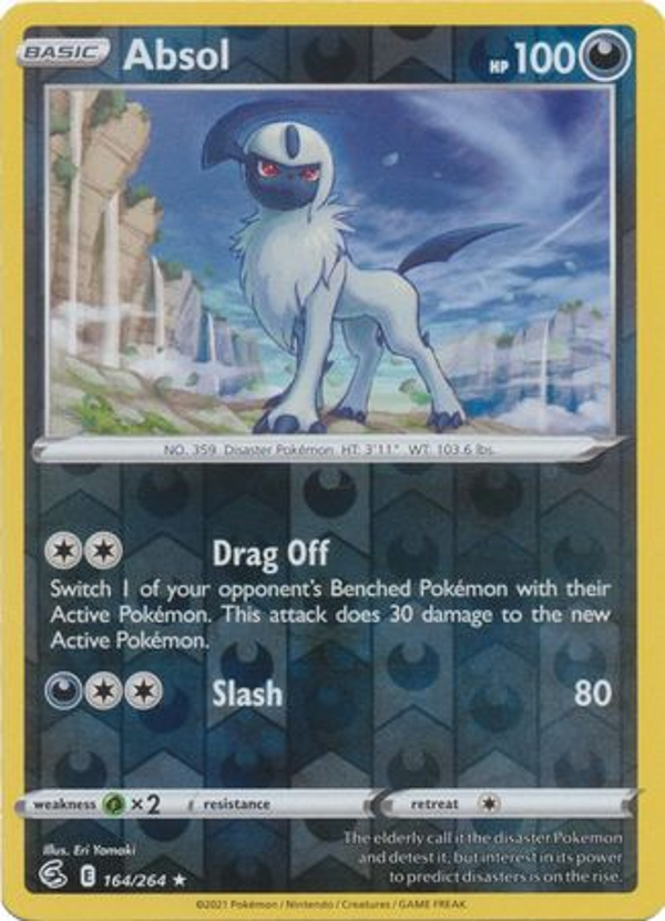 Absol 164/264 reverse holo (Fusion Strike)