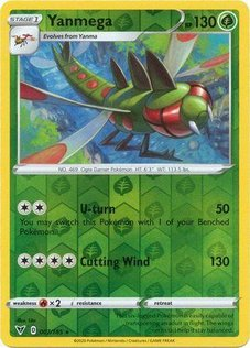 Yanmega 007/185 reverse holo Vivid Voltage