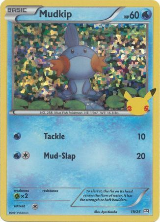 Mudkip 19/25 Promo holo 25TH ANNIVERSARY MC DONALD'S