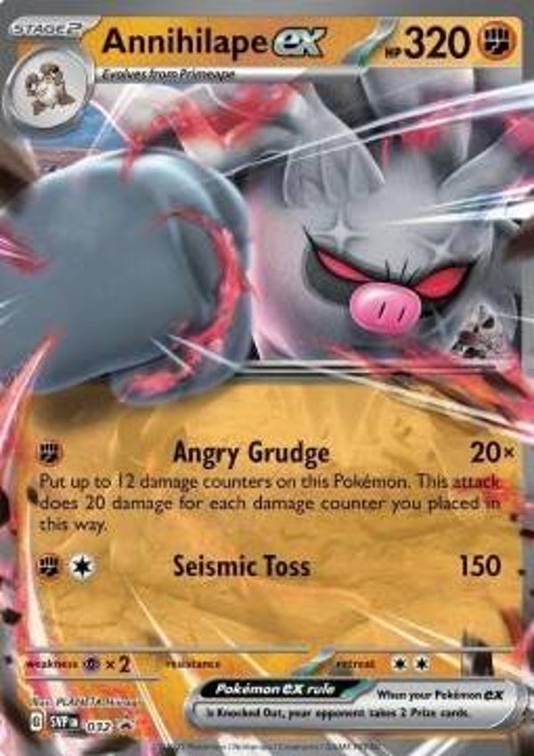 Annihilape EX svp032 Black Star Promo,s