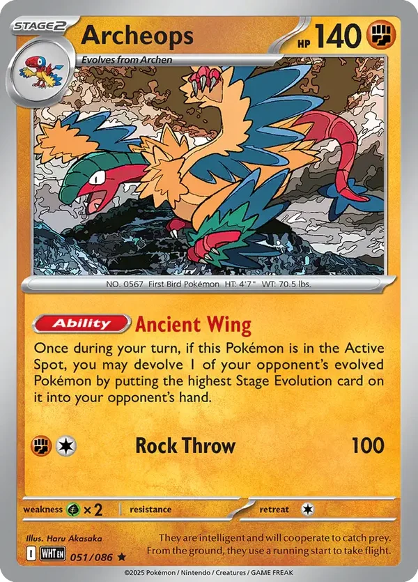 Archeops 051/086 Holo White Flare