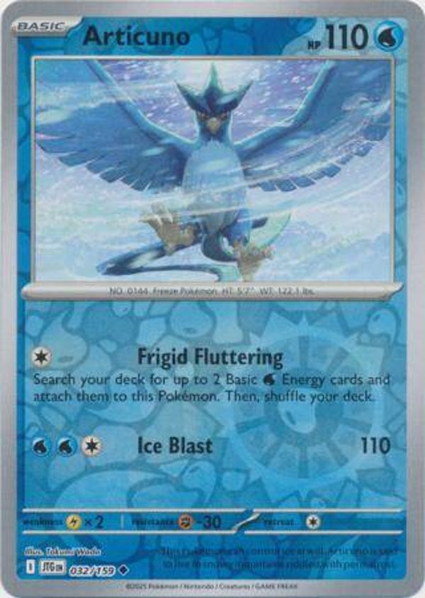 Articuno 032/159 Reverse Holo Journey Together