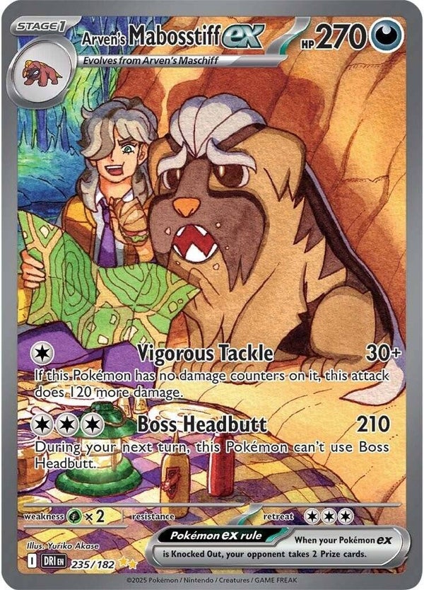Arven's Mabosstiff EX 235/182 Destined Rivals