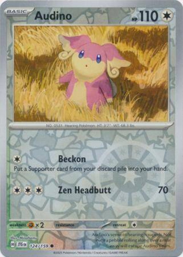 Audino 124/159 Reverse Holo Journey Together