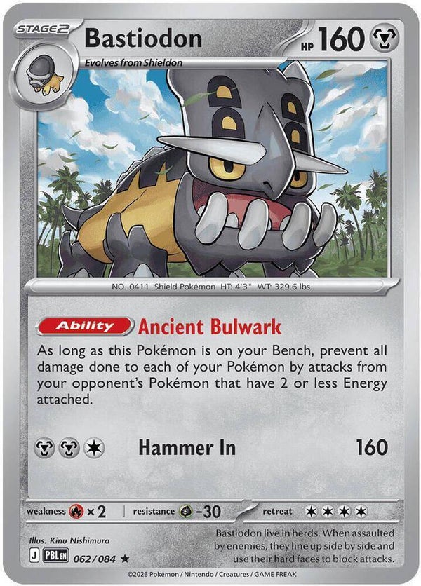 Bastiodon 062/084 holo Pitch Black