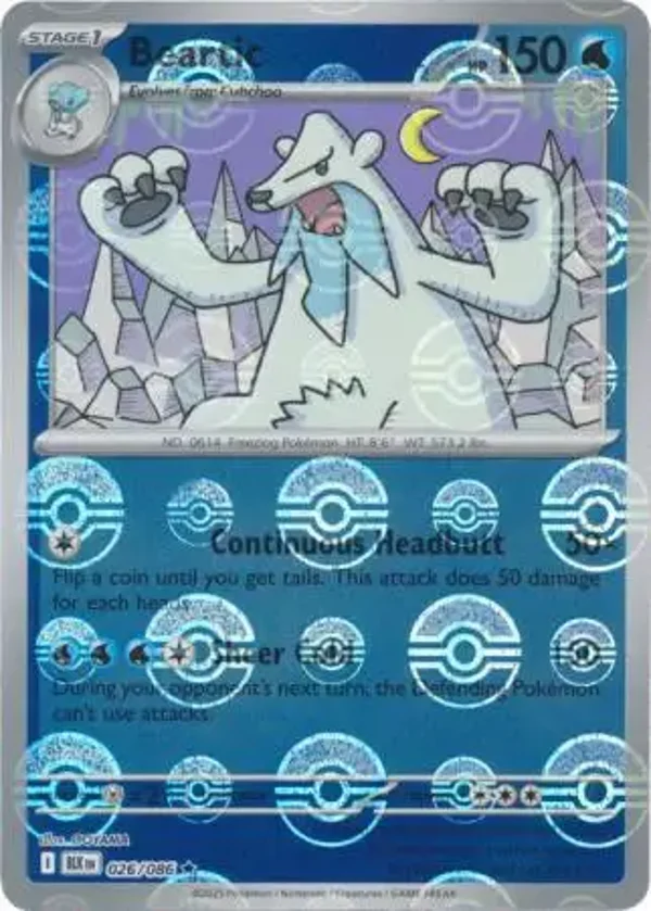 Beartic 026/086 Black Bolt