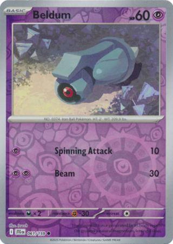 Beldum 061/159 Reverse Holo Journey Together