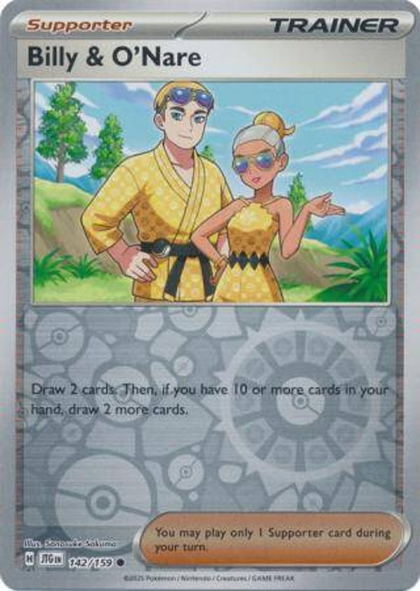 Billy & O'Nare 142/159 Reverse Holo Journey Together