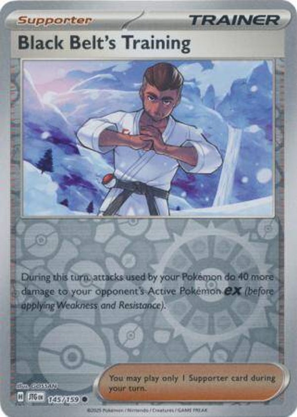 Black Belt's Training 145/159 Reverse Holo Journey Together