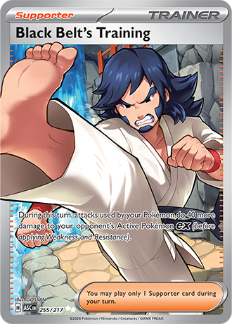 Black Belt's Training 255/217 Ascended Heroes