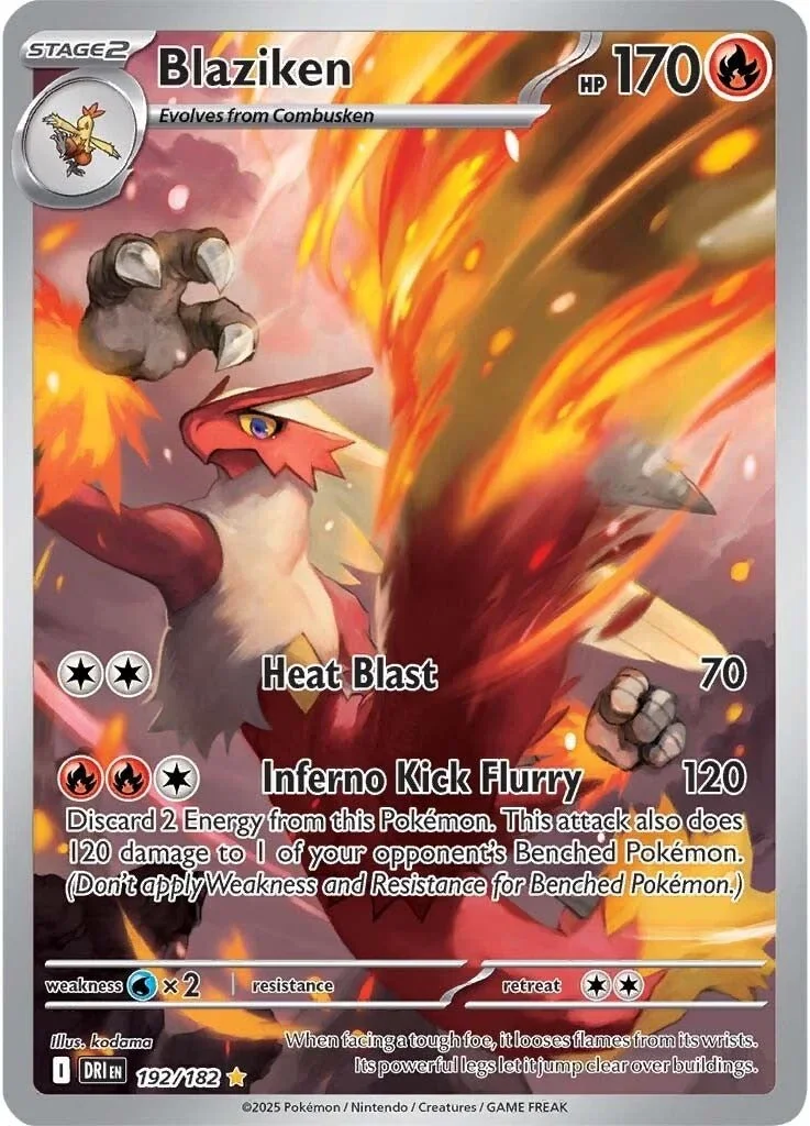 Blaziken 192/182 Destined Rivals