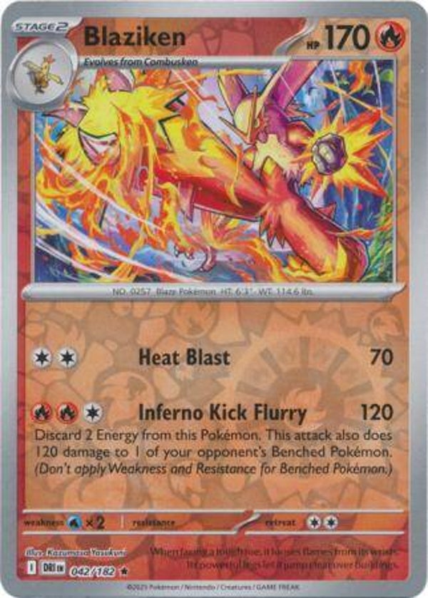 Blaziken 042/182 Reverse Holo Destined Rivals