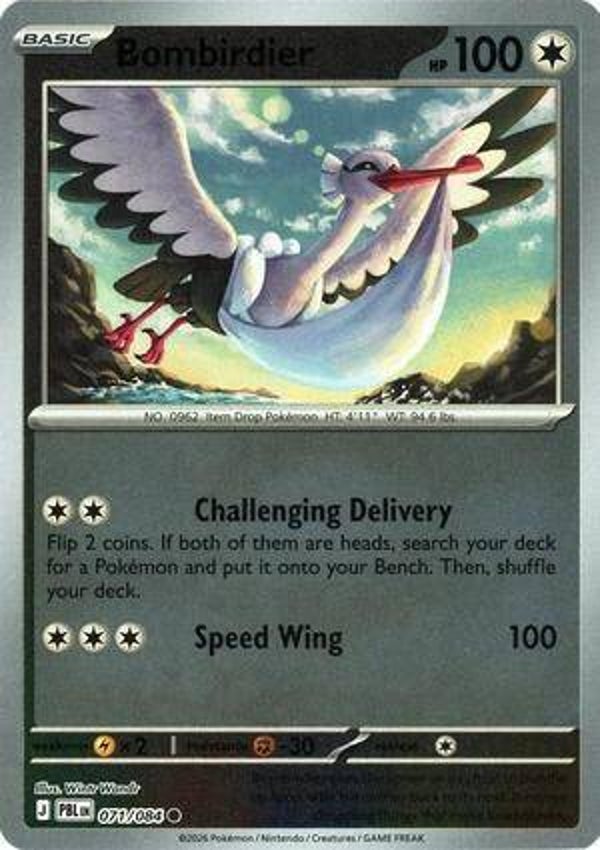 Bombirdier 071/084 reverse holo Pitch Black