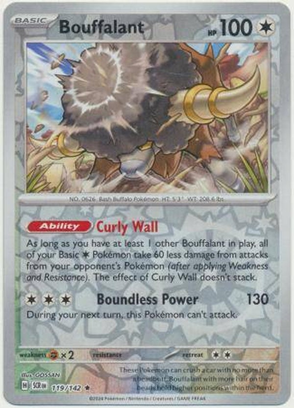 Bouffalant 119/142 Reverse Holo Stellar Crown