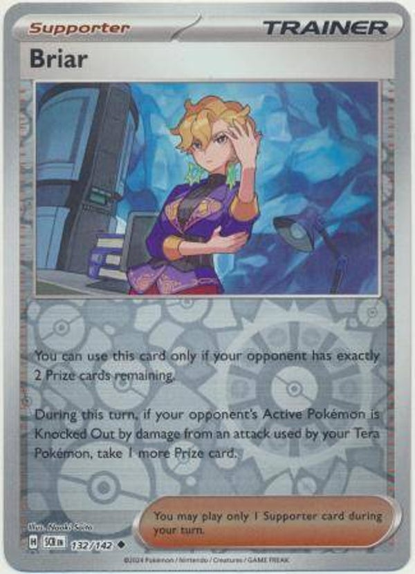 Briar 132/142 Reverse Holo Stellar Crown