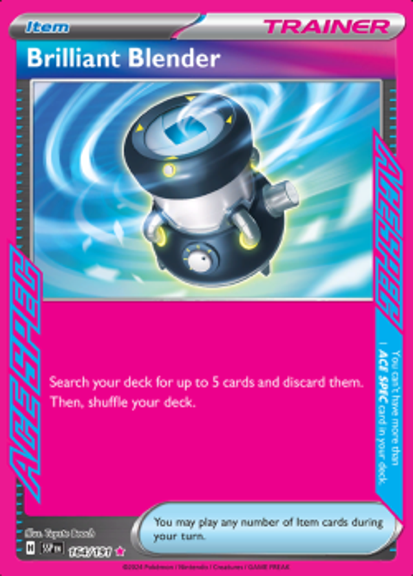 Brilliant Blender 164/191 holo surging sparks