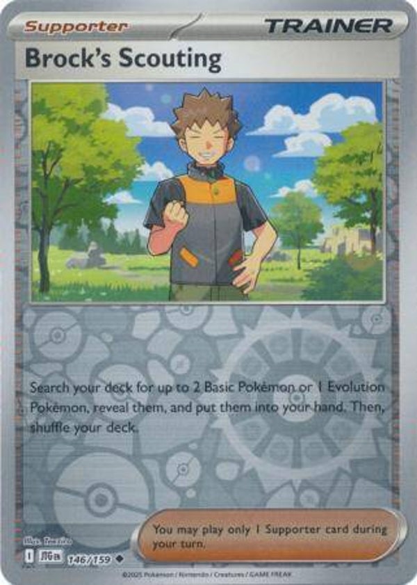 Brock's Scouting 146/159 Reverse Holo Journey Together