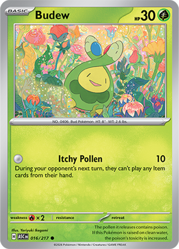 Budew 016/217 Reverse Holo Ascended Heroes