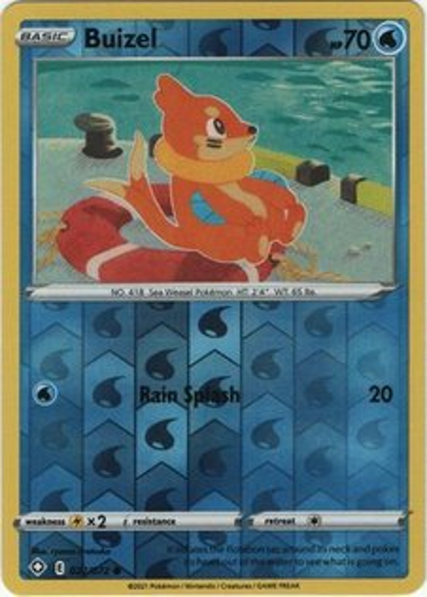 Buizel 022/072 reverse holo shining fates
