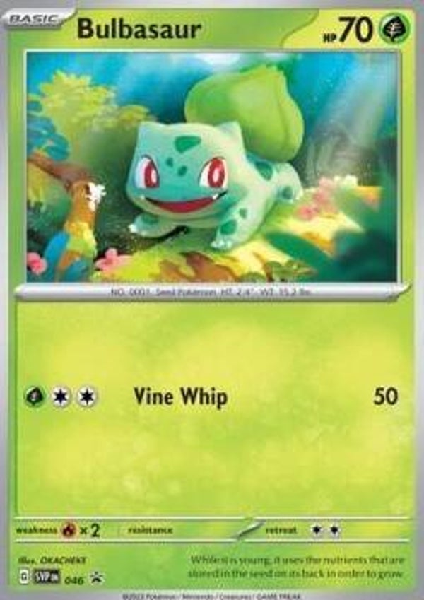 Bulbasaur svp046 Black Star Promo,s