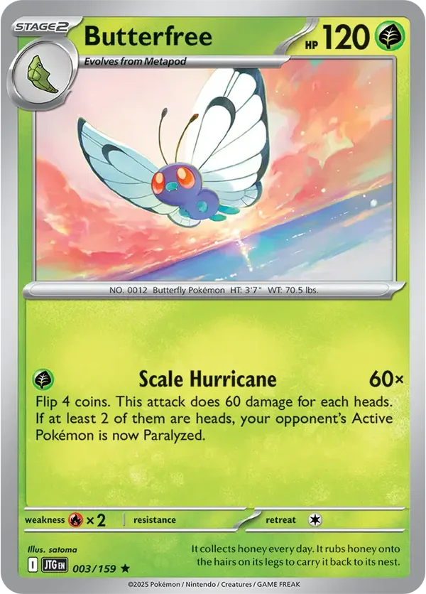 Butterfree 003/159 Holo Journey Together