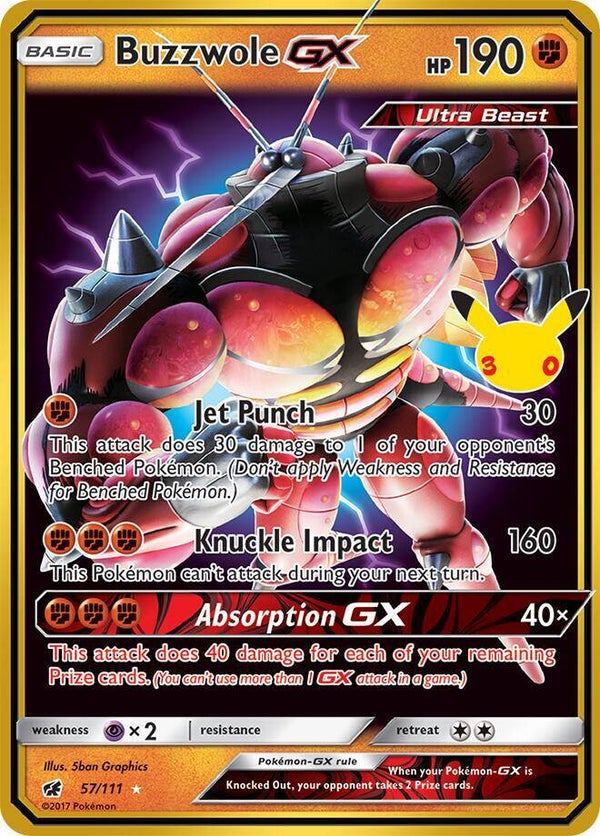 Buzzwole GX 57/111 Classic 30th Anniversary