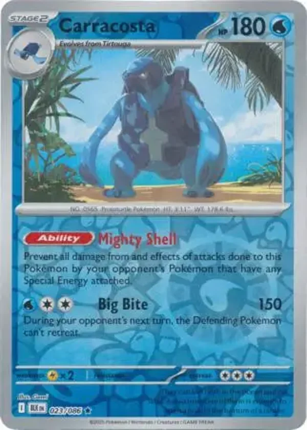 Carracosta 023/086 Reverse Holo Black Bolt