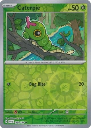 Caterpie 001/159 Reverse Holo Journey Together