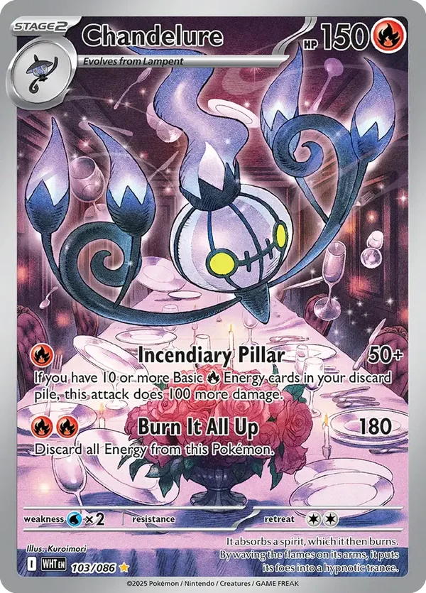 Chandelure 103/086 White Flare