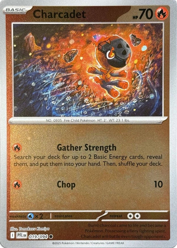 Charcadet 019/094 Reverse Holo Phantasmal Flames