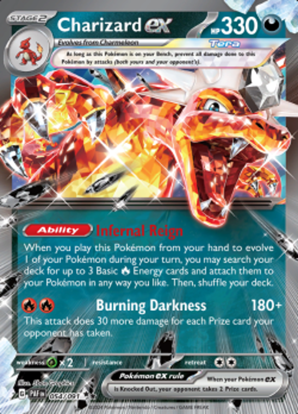 Charizard ex 054/091 Paldean Fates