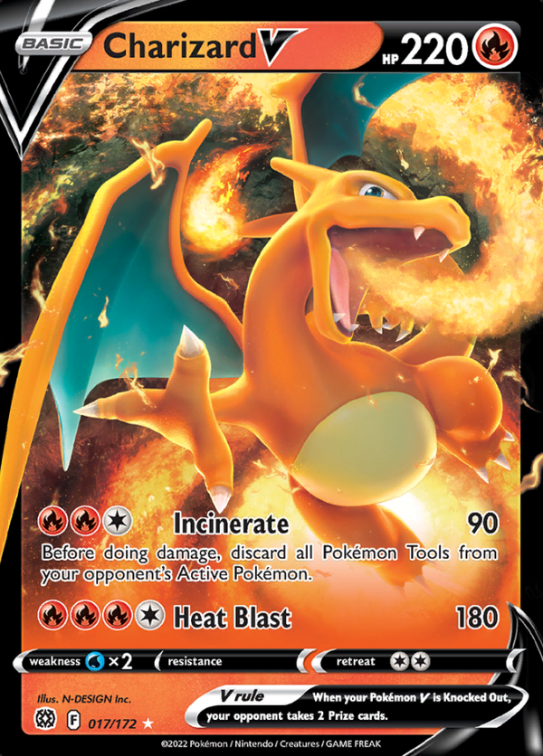 Charizard V 017/172 Brilliant Stars