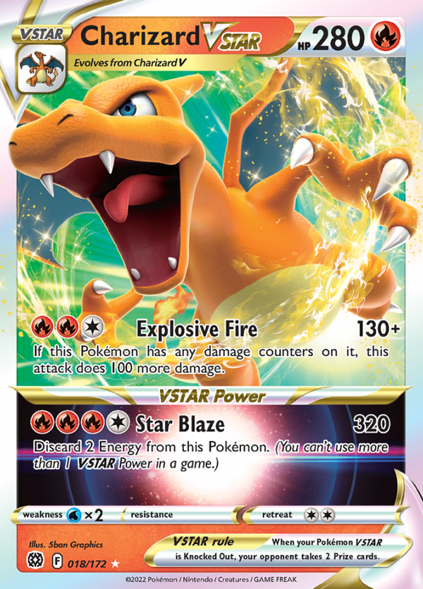Charizard VSTAR 018/172 Brilliant Stars